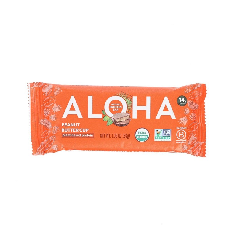 ALOHA Organic Peanut Butter Cup Plant-Based Protein Bar  (56g)