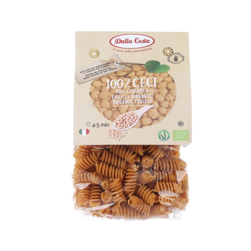 DALLA COSTA Organic Gluten Free 100% Chickpea Fusilli  (250g)