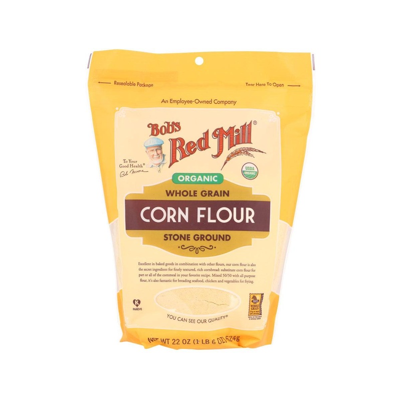 BOB'S RED MILL Organic Whole Grain Corn Flour  (624g)