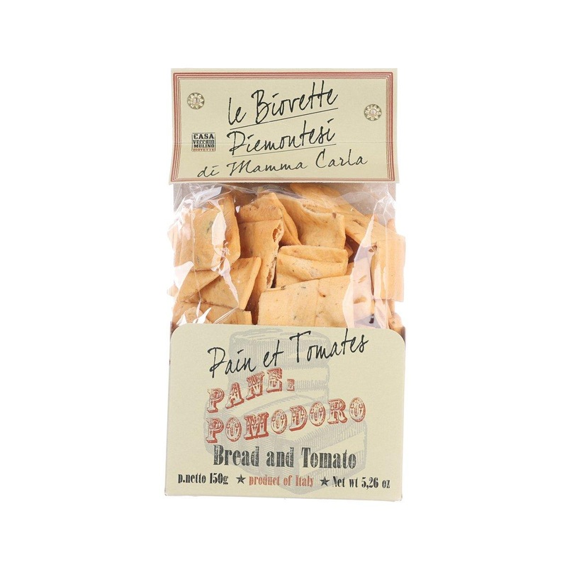 CASA VECCHIO MULINO Biovette Crispy Bread Squares with Tomato  (150g)