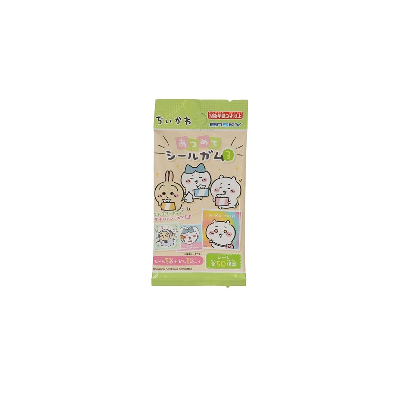ENSKY Chiikawa Collection Sticker 3 with Gum  (1pc)