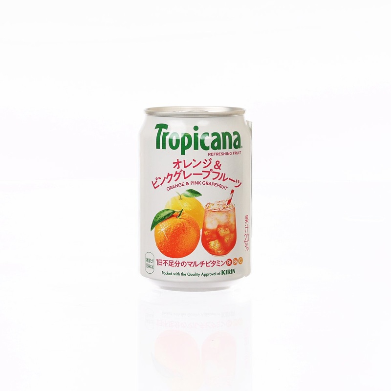 TROPICANA Orange & Pink Grapefruit Juice [Can]  (280g)