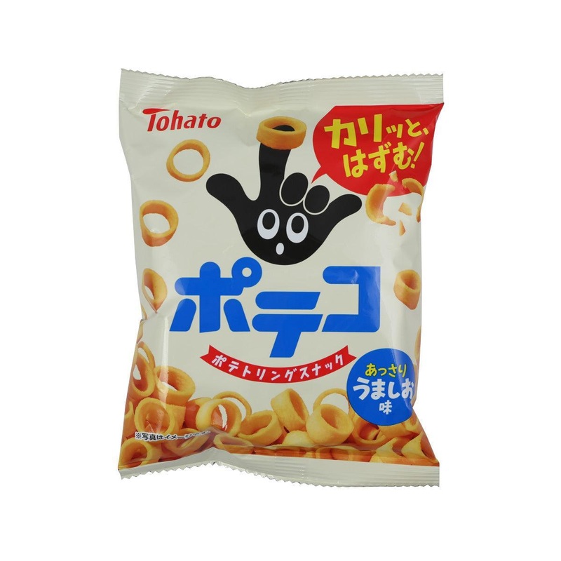 TOHATO Poteko Potato Ring Snack - Lightly Salted  (21g)
