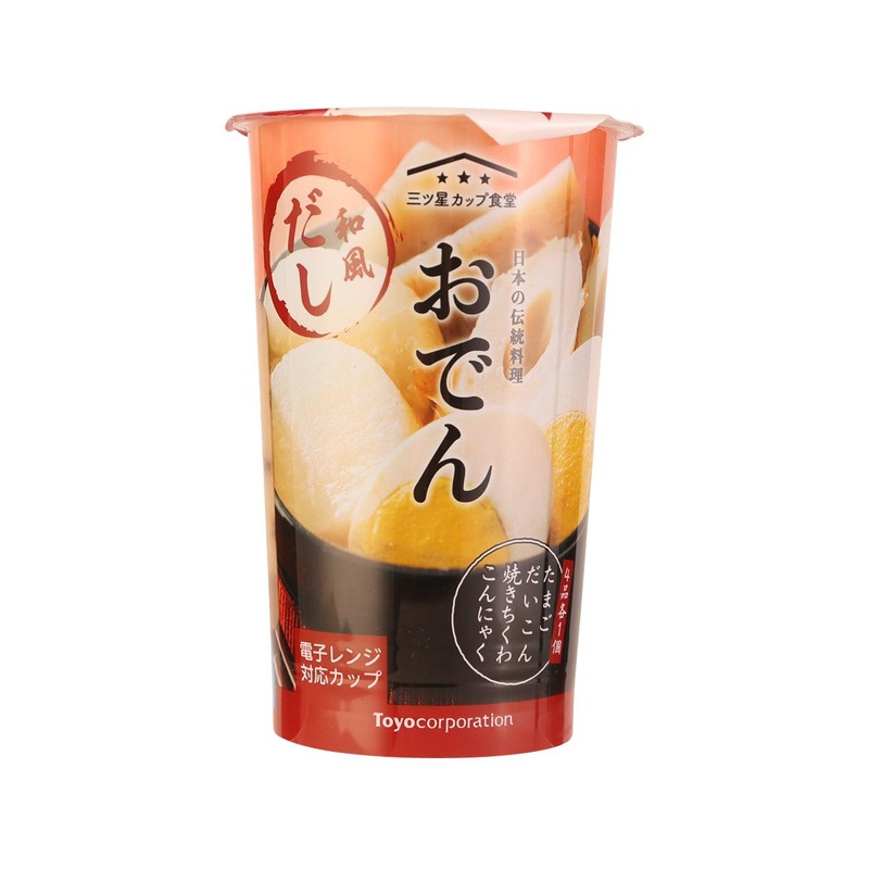 TOYOCORPORATIONS Three Stars Cup Canteen Series Instant Oden Cup - Japanese Style Dashi Soup  (230g)