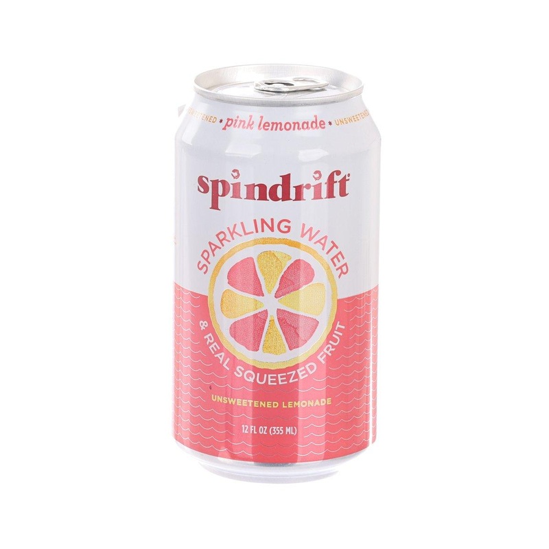 SPINDRIFT Sparkling Water - No Added Sugar Pink Lemonade  (355mL)