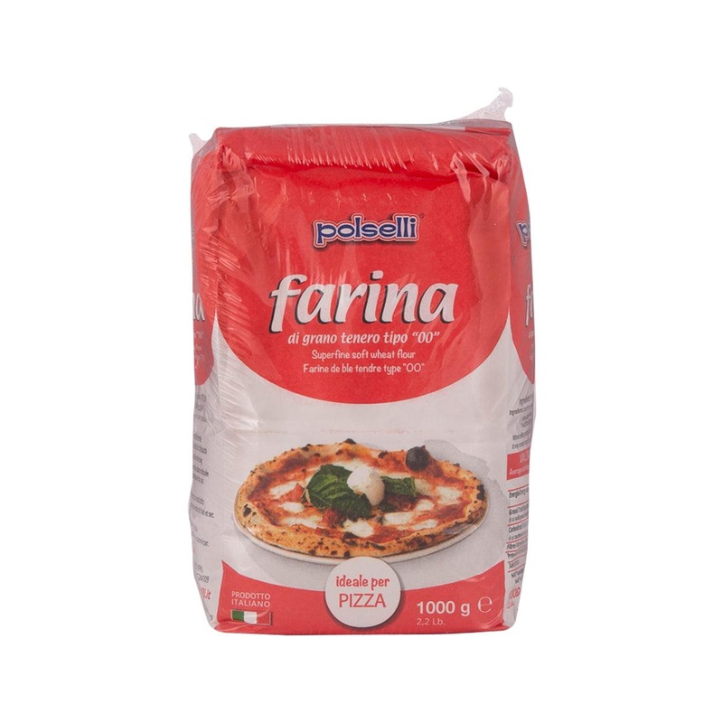POLSELLI Superfine Soft Wheat Flour Type 00 - Ideal for Pizza  (1kg)