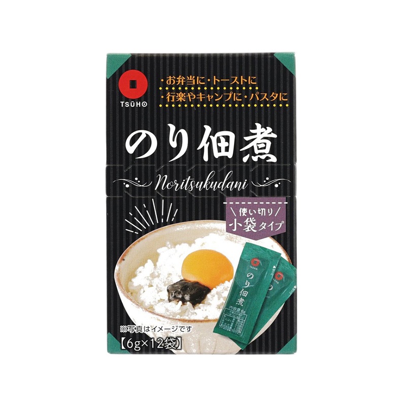 TSUHO NORI Tsukudani Seasoned Nori Seaweed Paste  (12 x 6g)