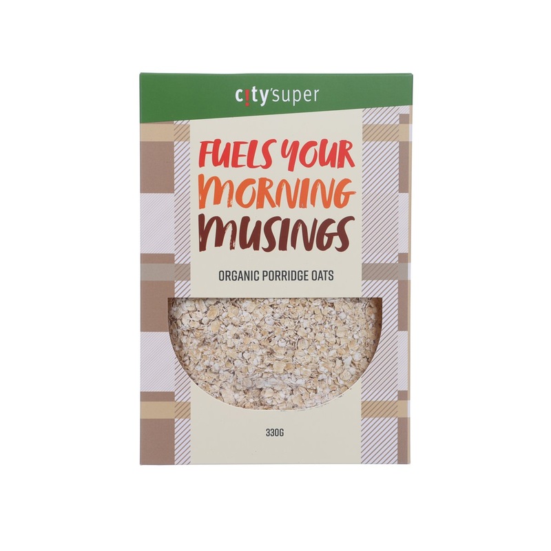 CITYSUPER Organic Porridge Oats  (330g)