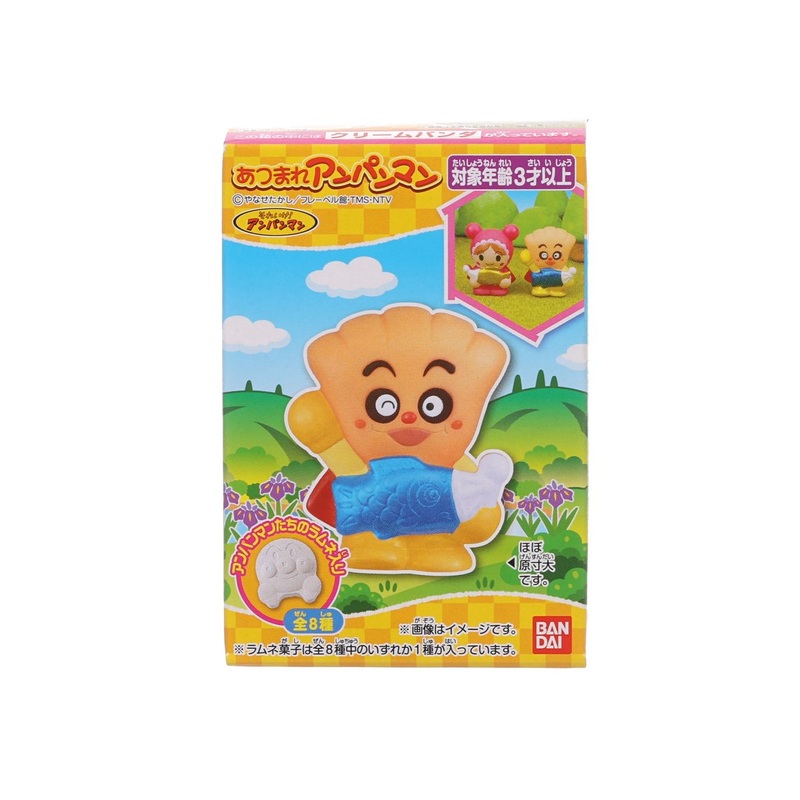 BANDAI Anpanman Plastic Figure with Soda Candy  (2.3g)