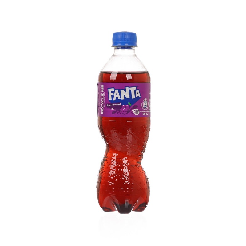 FANTA Grape Flavored Soda - HK [PET]  (500mL)