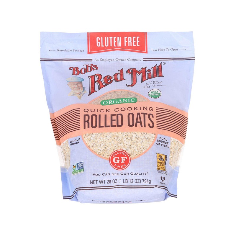 BOB'S RED MILL Gluten Free Organic Quick Cooking Rolled Oats  (794g)