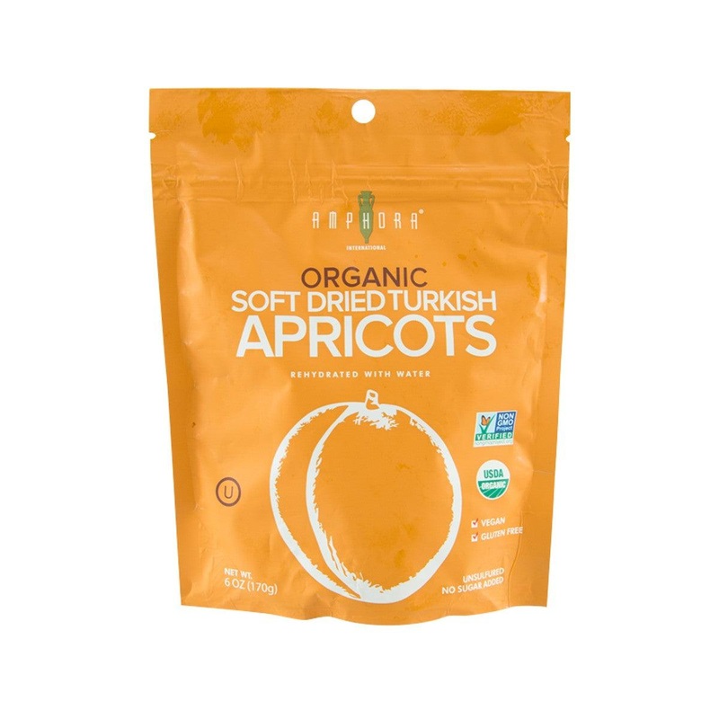 AMPHORA Organic Soft Dried Turkish Apricots  (170g)