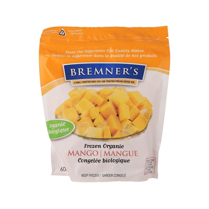 BREMNER'S Frozen Organic Mango  (600g)