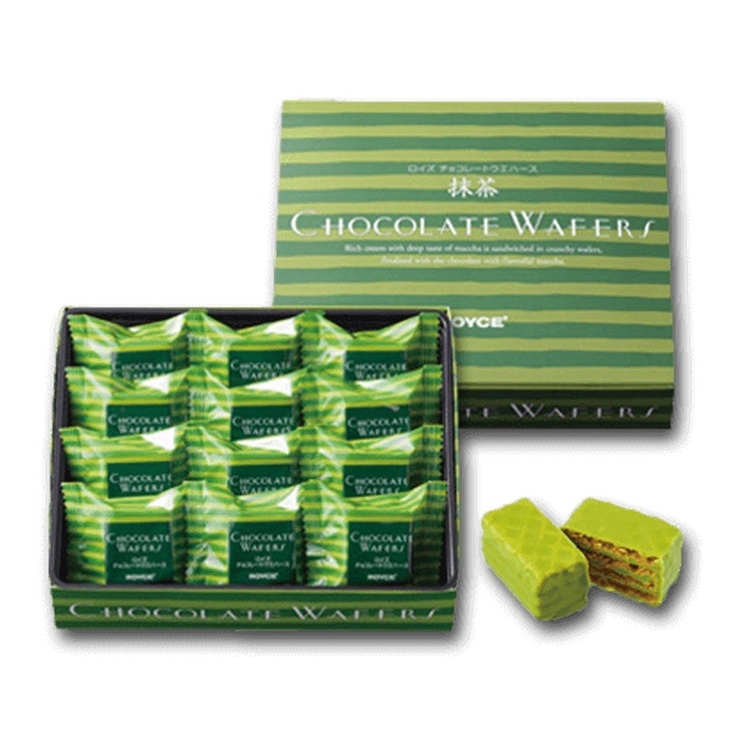 ROYCE' Chocolate Wafers - Matcha Cream  (12pcs)