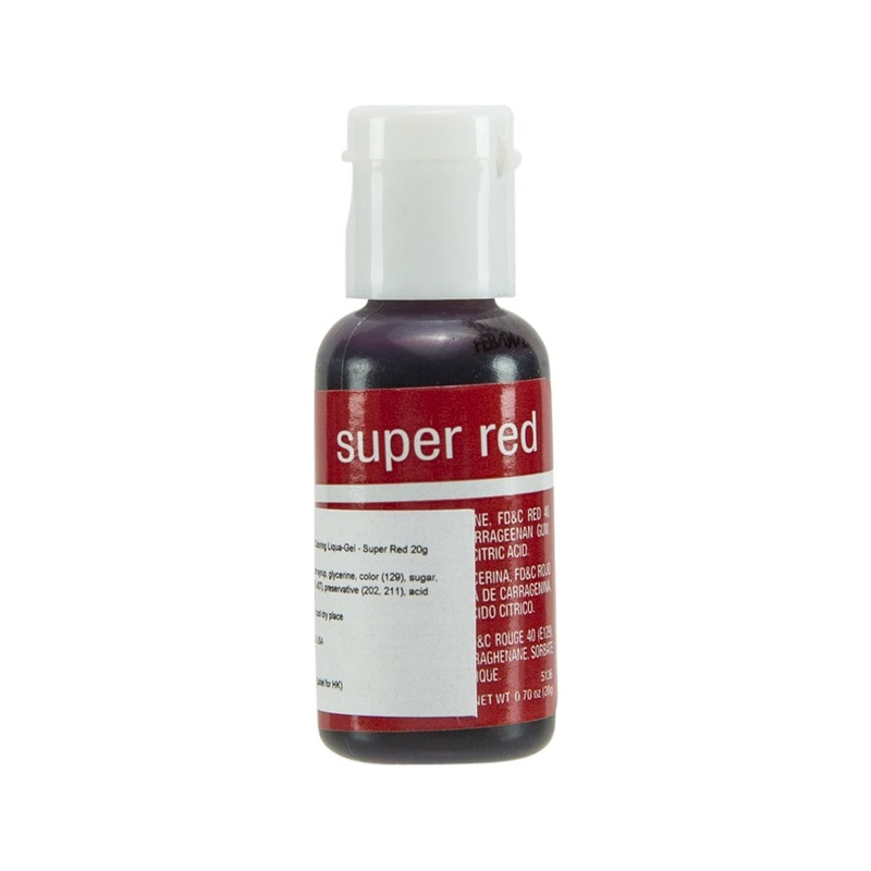 CHEFMASTER Food Coloring Liqua-Gel - Super Red  (20g)