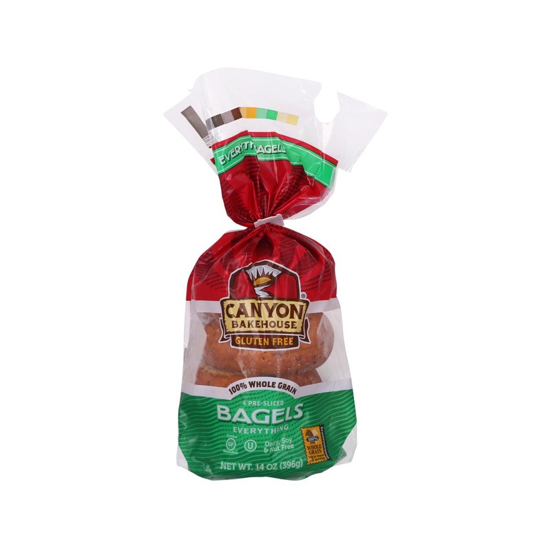 CANYON BAKEHOUSE Gluten Free Bagels - Everything  (397g)