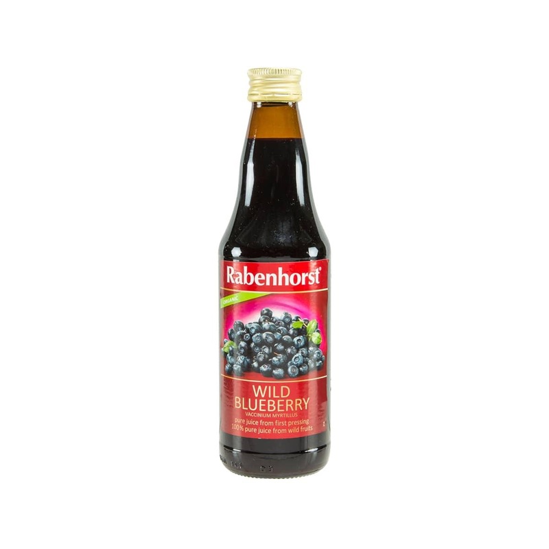 RABENHORST Organic 100% Pure Blueberry Juice  (330mL)