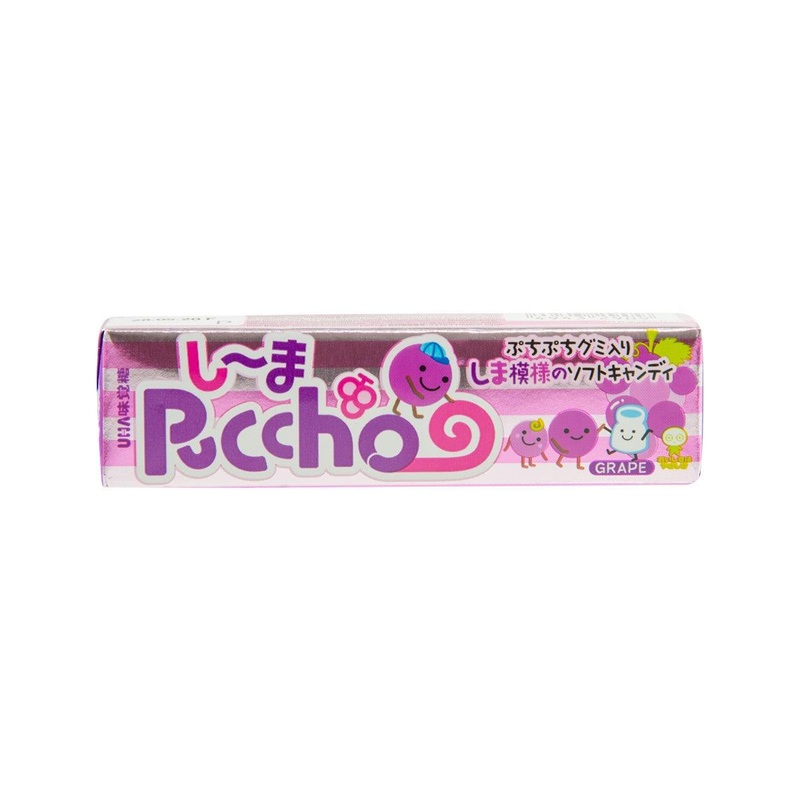 UHA Puccho Stick Candy (Grape Flavor)  (10pcs)