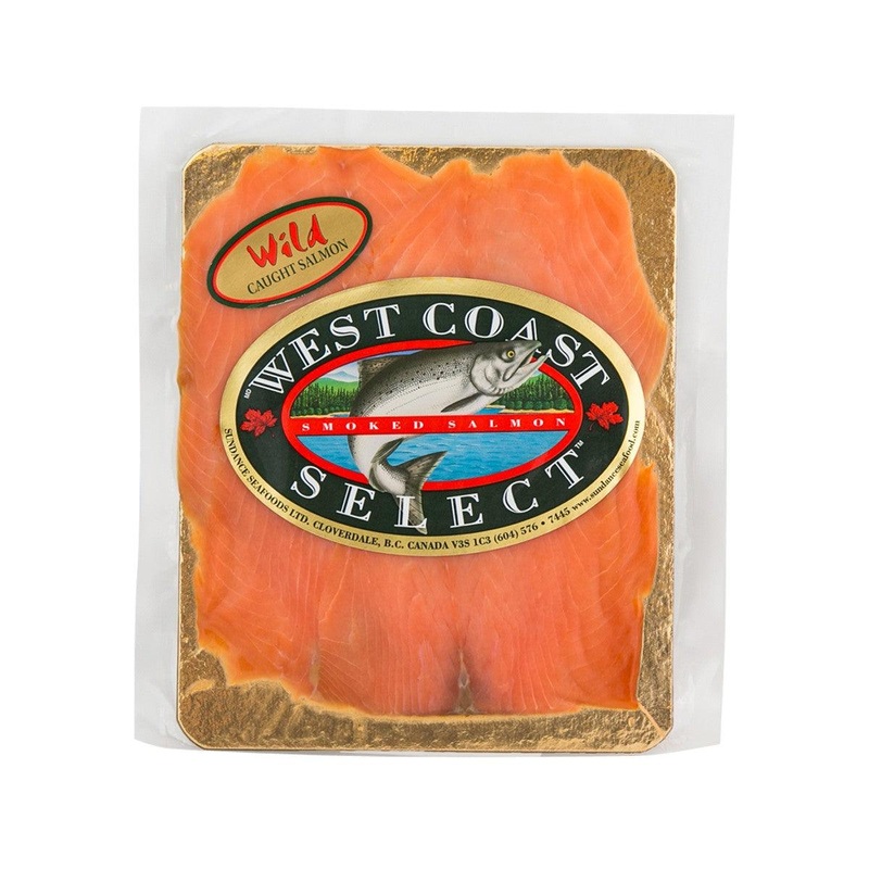 WEST COAST Sliced Cold Smoked Sockeye Salmon - Wild Caught [Previously Frozen]  (85g)
