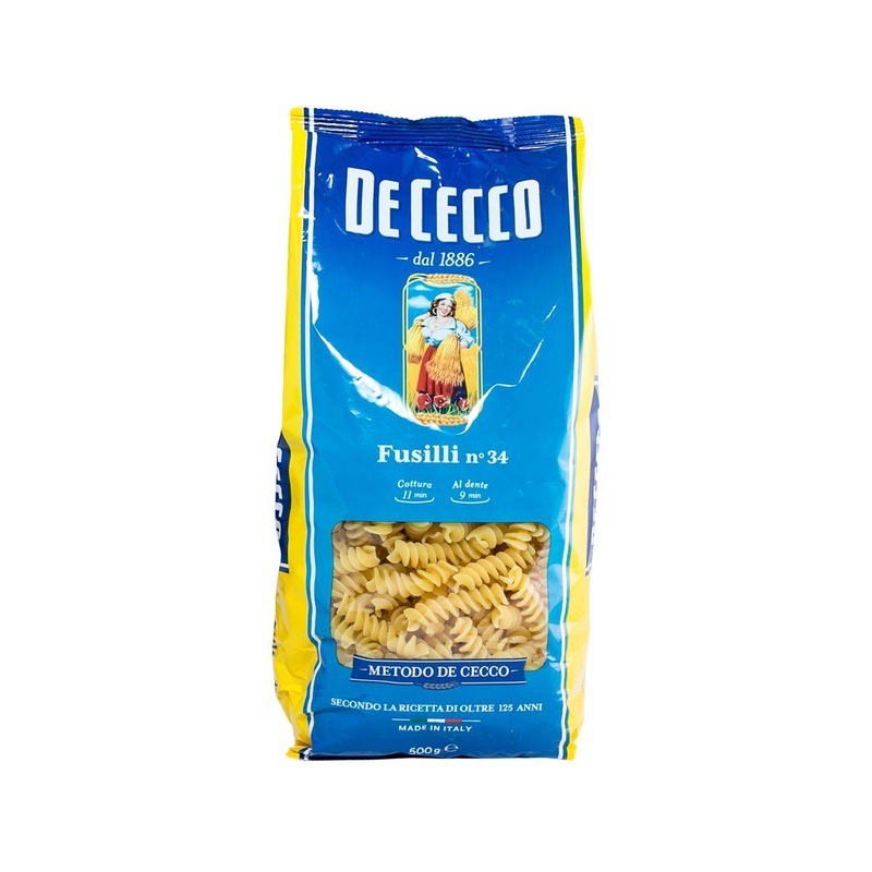 DE CECCO #34 Fusilli  (500g)