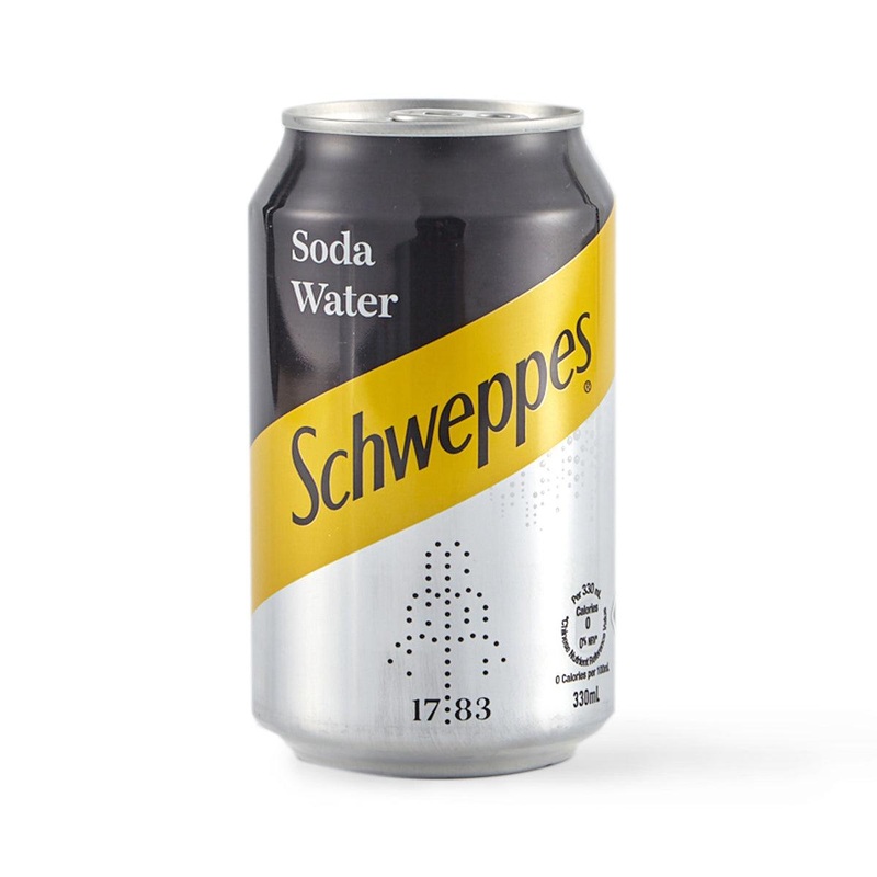 SCHWEPPES Soda Water [Can]  (330mL)