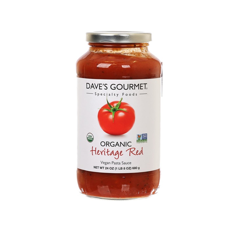 DAVE'S GOURMET Organic Heritage Red Pasta Sauce  (680g)