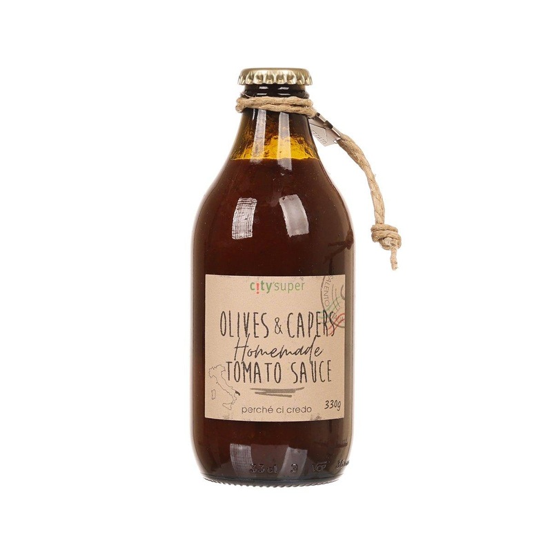 CITYSUPER X PERCHE CI CREDO Homemade Tomato Sauce with Olives & Capers  (330g)