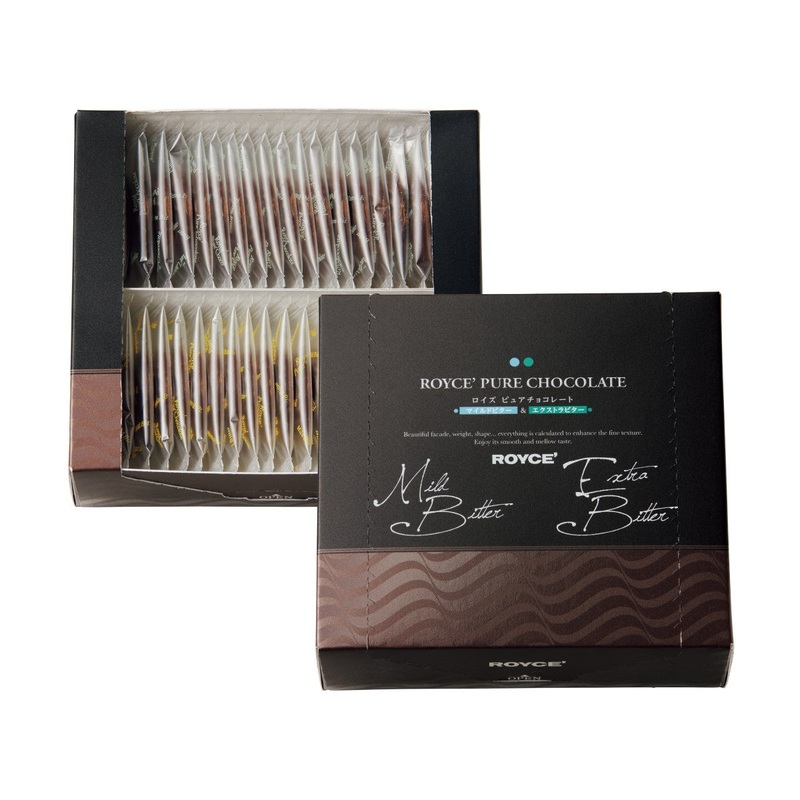 ROYCE' Pure Chocolate - Mild Bitter & Extra Bitter  (40pcs)