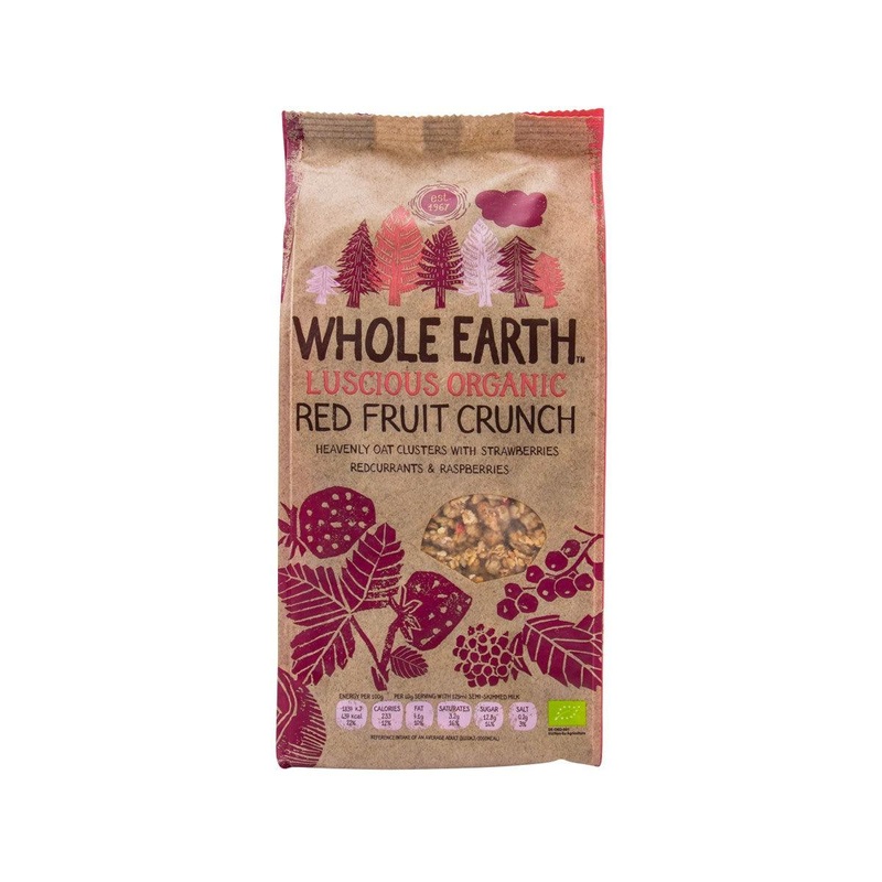 WHOLE EARTH Organic Red Fruit Crunch Cereal  (450g)