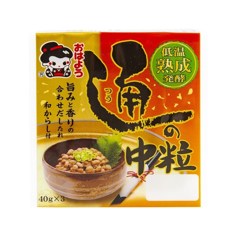 YAMADA FOODS Ohayo Natto - Medium Grain  (3 x 45.5g)