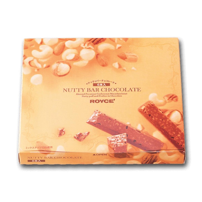 ROYCE' Nutty Bar Chocolate  (6pcs)