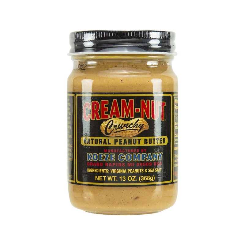 CREAM-NUT Crunchy Natural Peanut Butter  (368g)