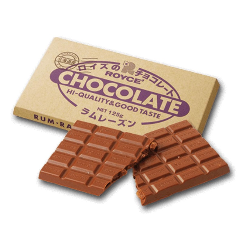 ROYCE' Chocolate Bar - Rum Raisin  (125g)