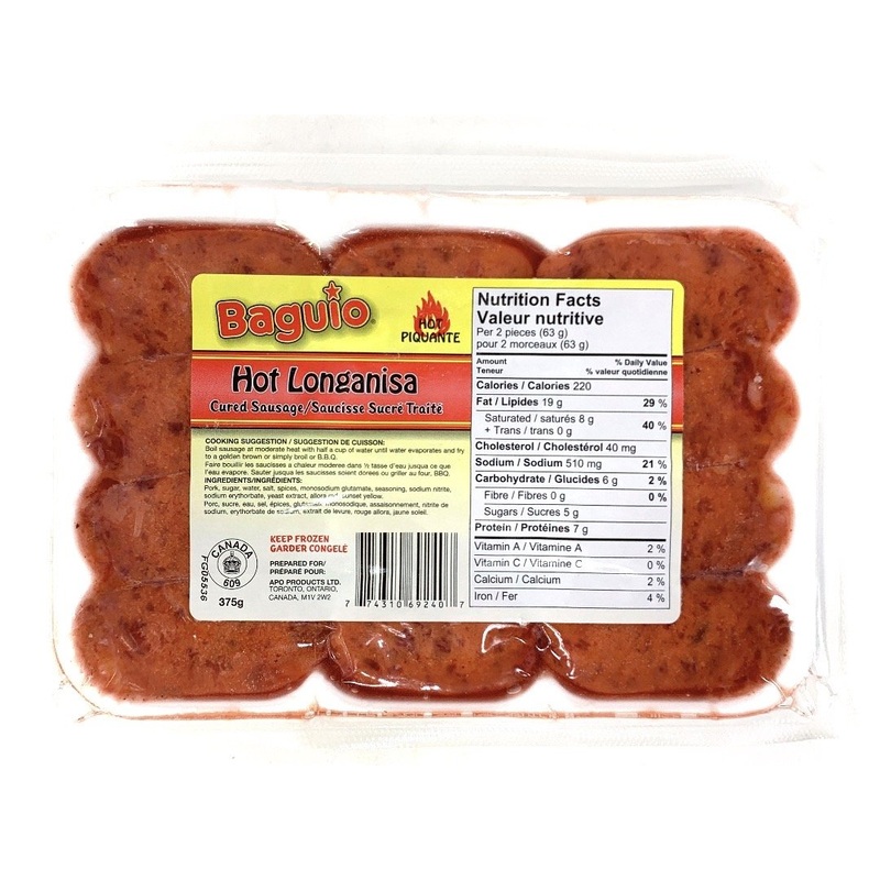 Baguio Hot/ Sweet Longaniza