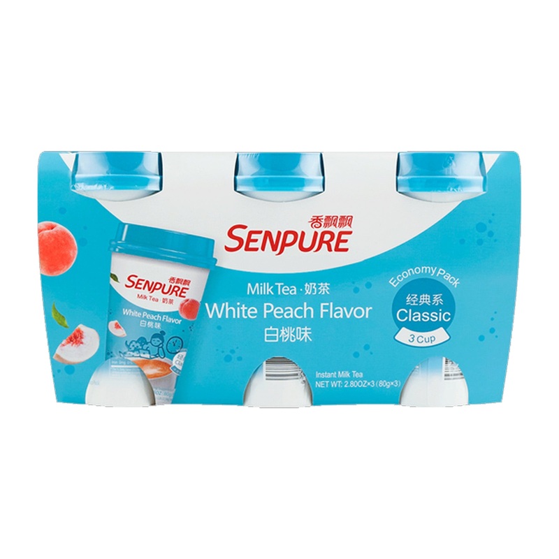 Milk Tea 3 cups(White Peach)