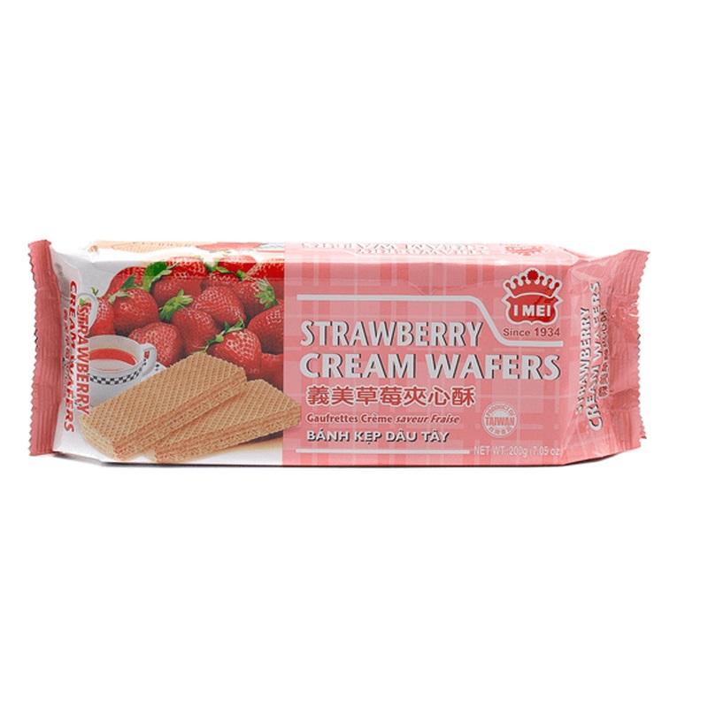 Imei Cream WafersStrawberry Flavor)