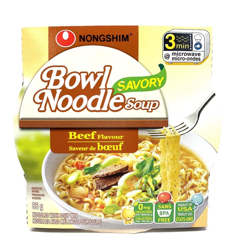 Nongshim Bowl Noodle Soup(Beef)