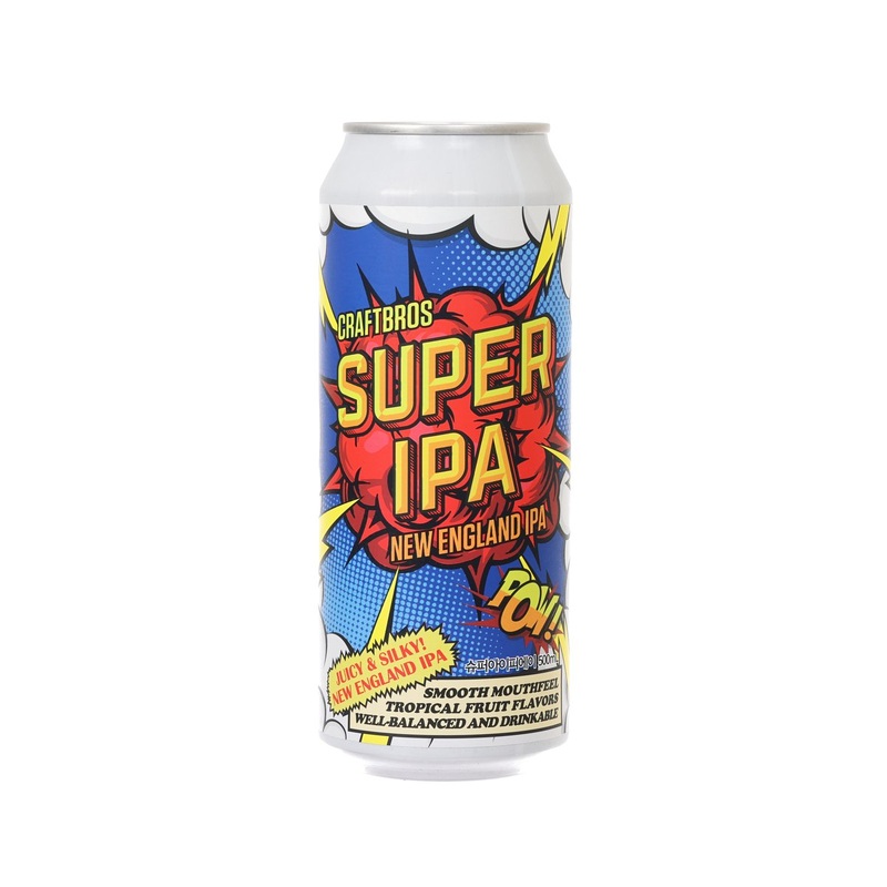 CRAFTBROS Super New England IPA (Alc. 6.4%) [Can]  (500mL)