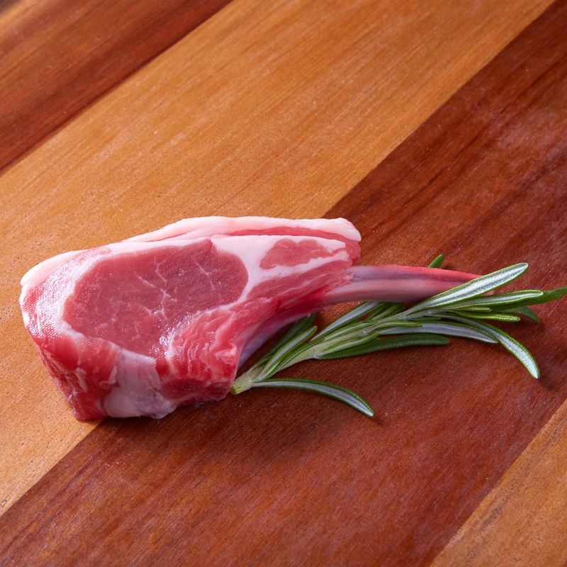 Spanish Iberico Lamb Rack Chop [Previously Frozen]  (200g)