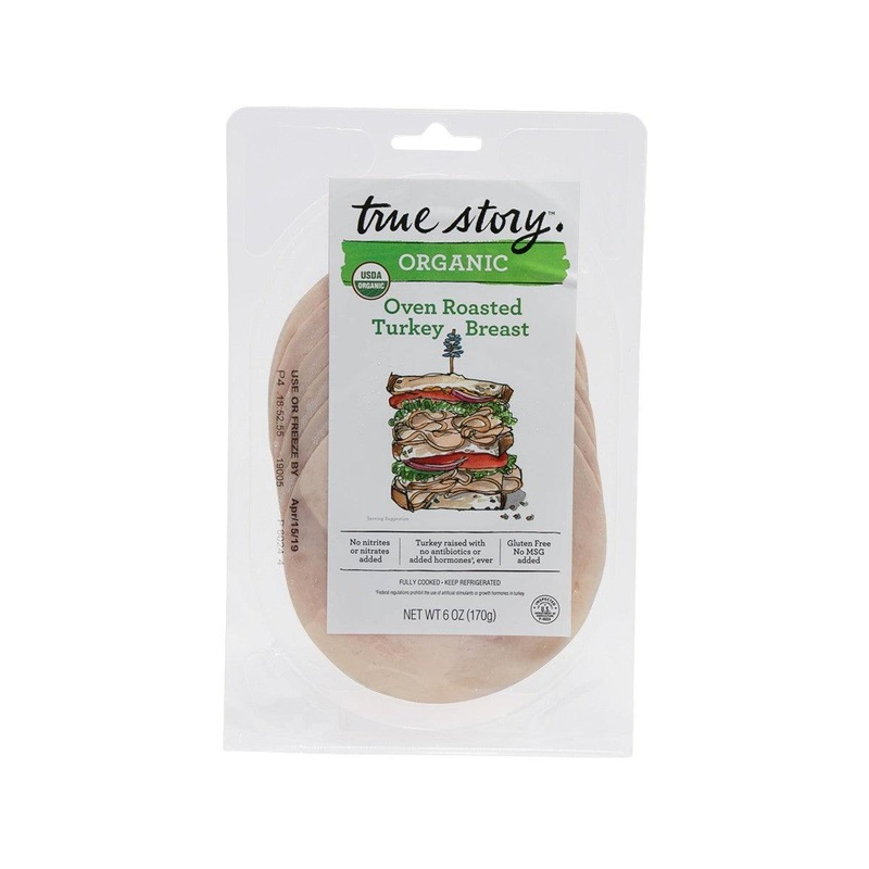 TRUE STORY Organic Oven Roasted TurkeyBreast  (170g)