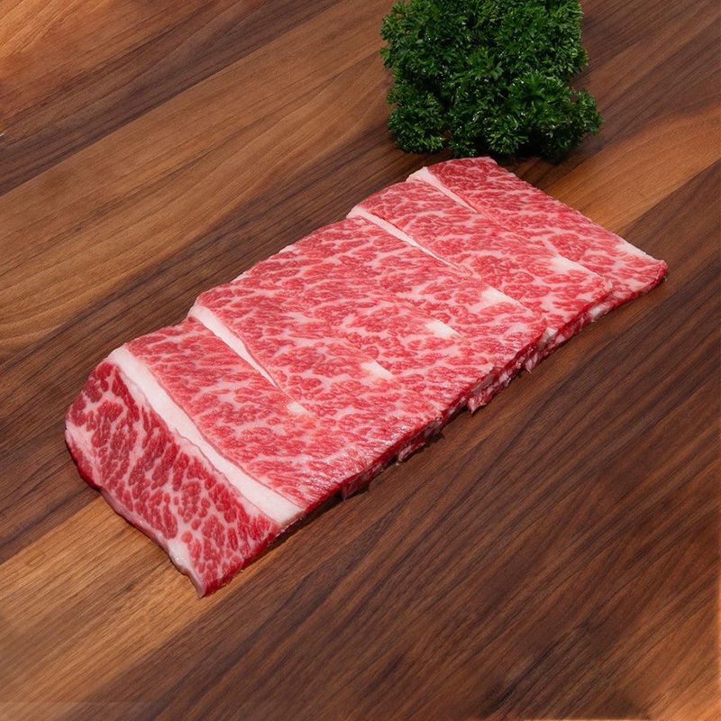 CERTIFIED ANGUS BEEF  USA CAB Angus Beef Short Rib Boneless for Yakiniku [Previously Frozen]  (210g)