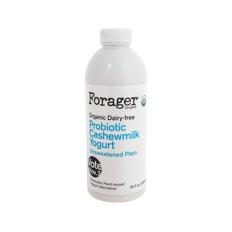 FORAGER PROJECT Organic Kefir Style Cashew & Coconut Drink - Unsweetened Plain  (828mL)