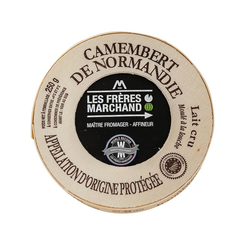 LES FRERES MARCHAND Camembert de Normandie AOP Raw Milk Cheese (250g)