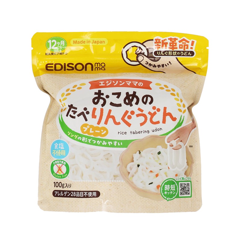 EDISON MAMA Rice Tabering Udon  (100g)