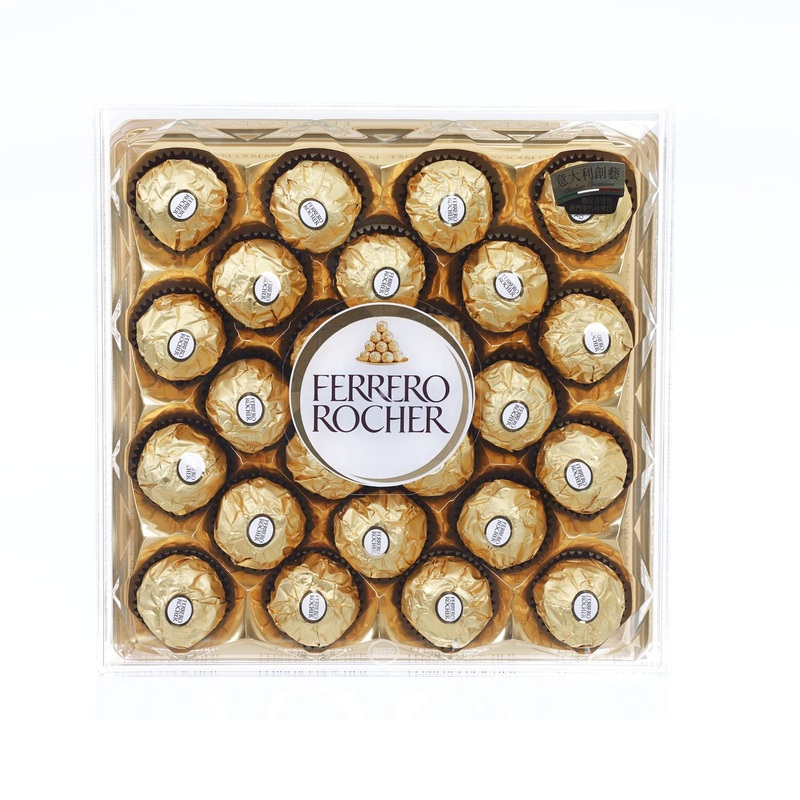 FERREROROCHER Crisp Hazelnut and Milk Chocolate Covered with a Smooth Filling & Whole Hazelnut  (300g)
