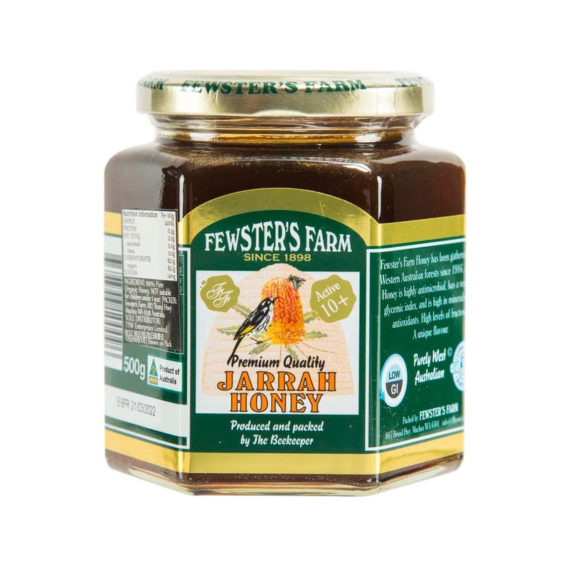 FEWSTER'S FARM 100% Organic Australia Jarrah Honey - TA10+  (500g)