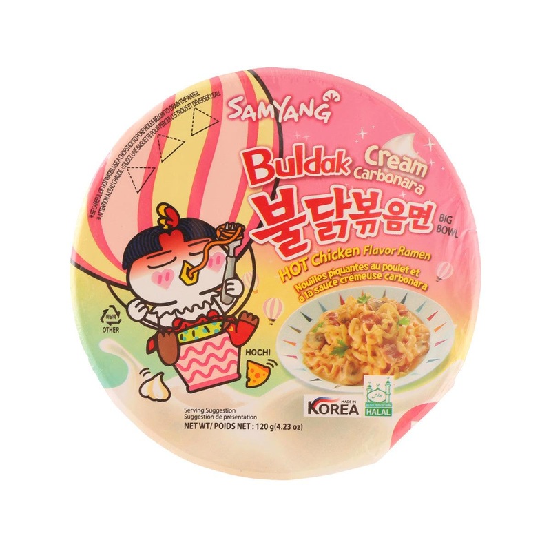 SAMYANG Hot Chicken Cream Carbonara Ramen Big Bowl  (120g)