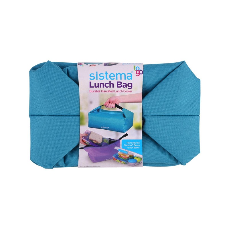 SISTEMA Bento Fold Lunch Bag To Go - Assorted Colors of 6