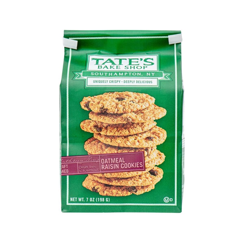 TATE'S Oatmeal Raisin Cookies  (198g)