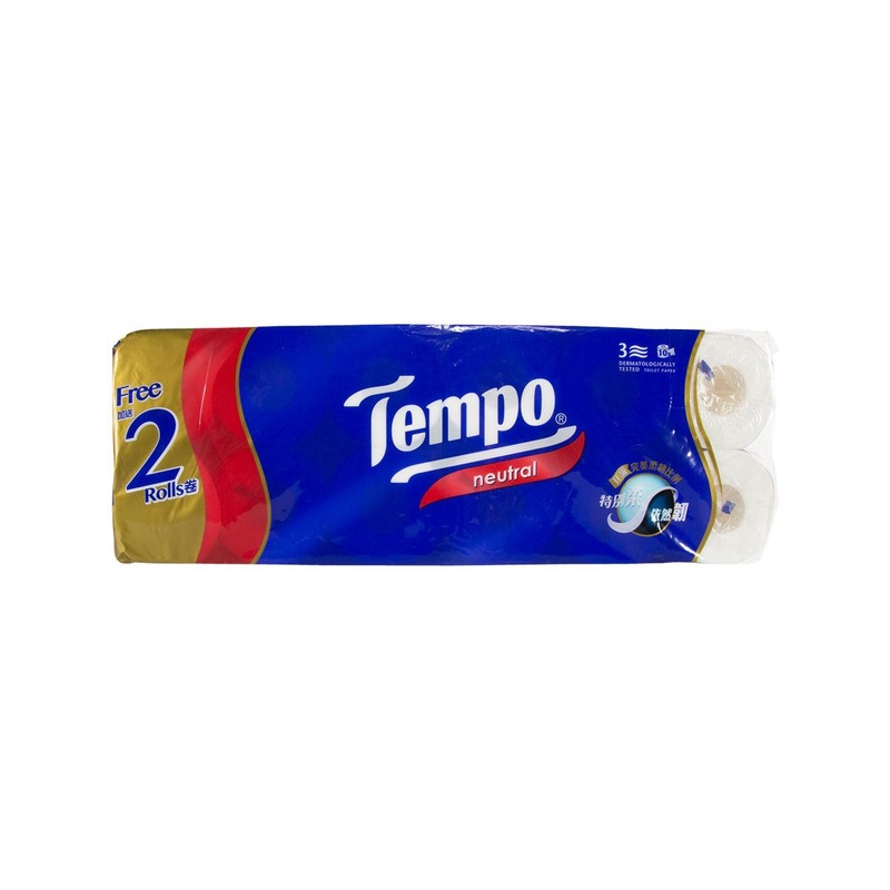 TEMPO Bathroom Tissue 3-Ply Neutral